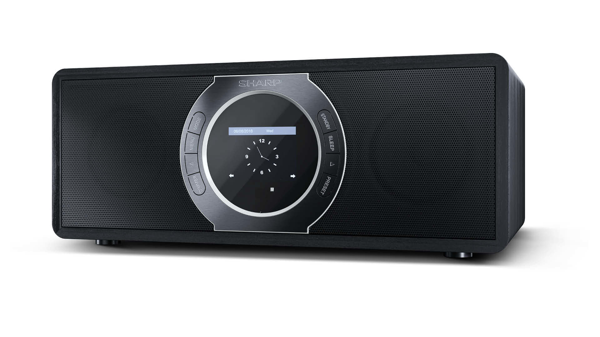 Sharp DR-I470(BK) radio Personal Analog & digital Black, Stainless steel – image 3