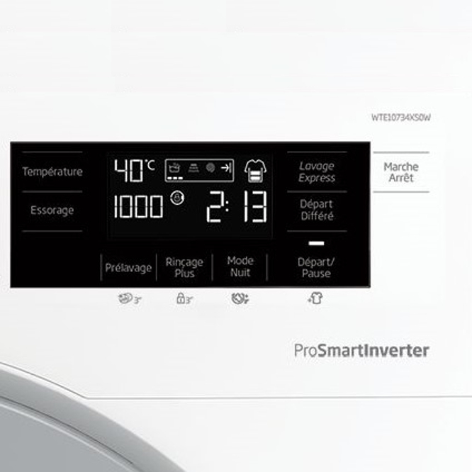 Beko WTE10734XS0W washing machine Front-load – image 4