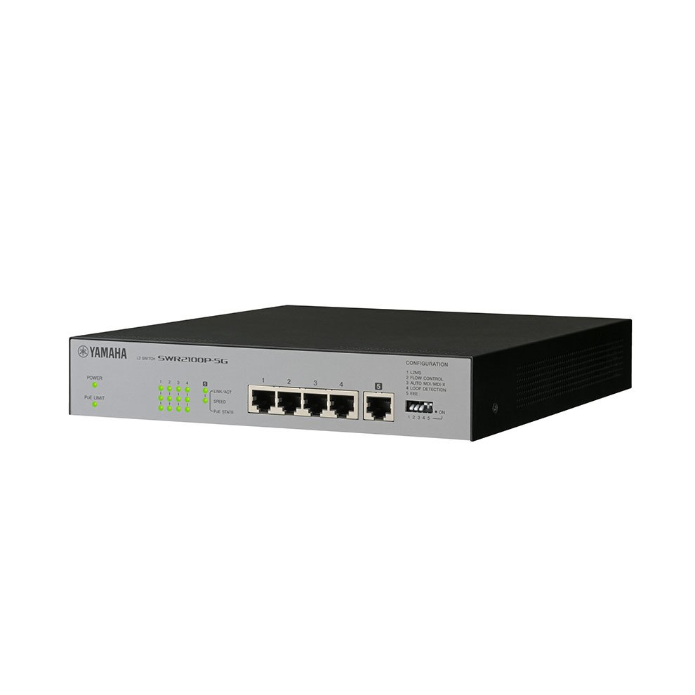 Yamaha SWR2100P-5G network switch Unmanaged L2 Gigabit Ethernet (10/100/1000) Black, Grey – image 4