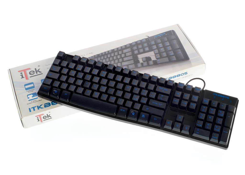 itek ITKB8805 keyboard Universal USB Italian Black – image 4