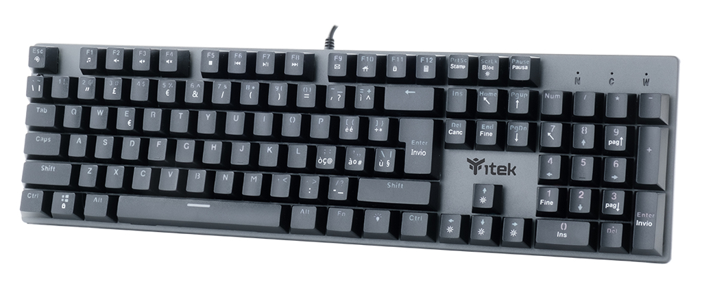 itek X10 keyboard Gaming USB Italian Black – image 9