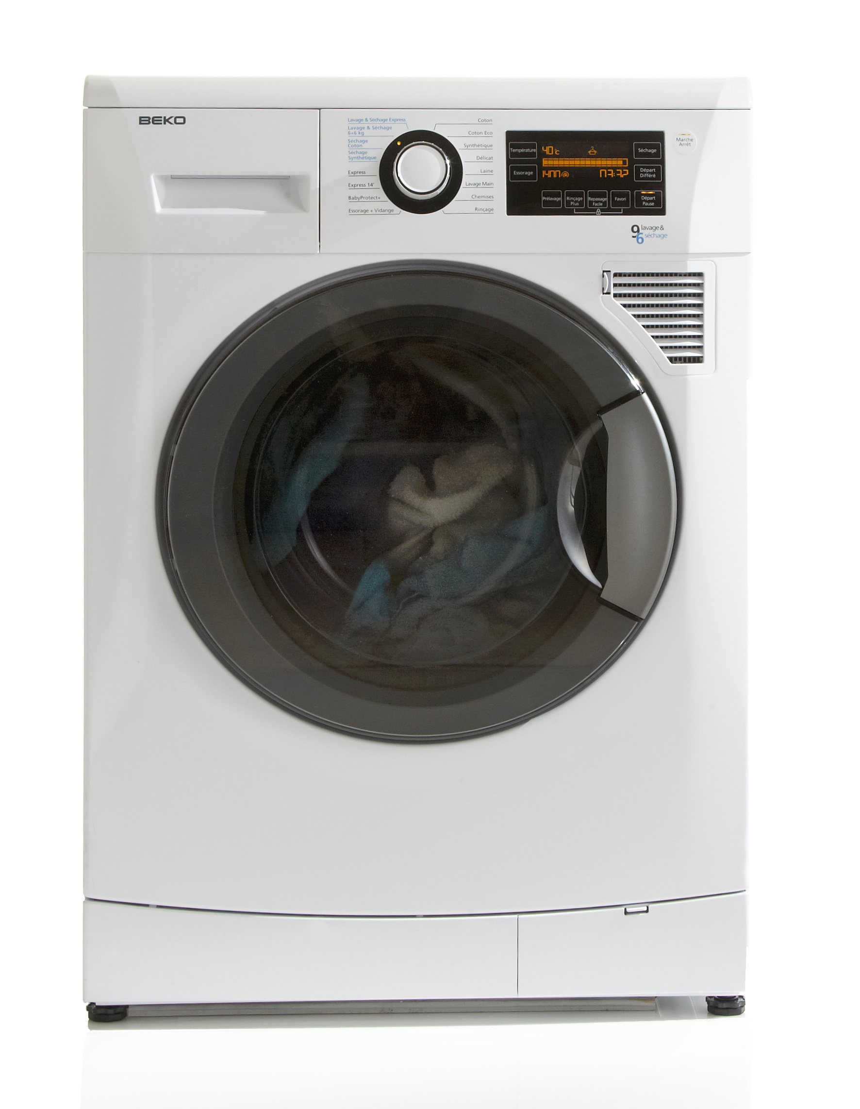 Beko WDA96160 washer dryer Freestanding Front-load White