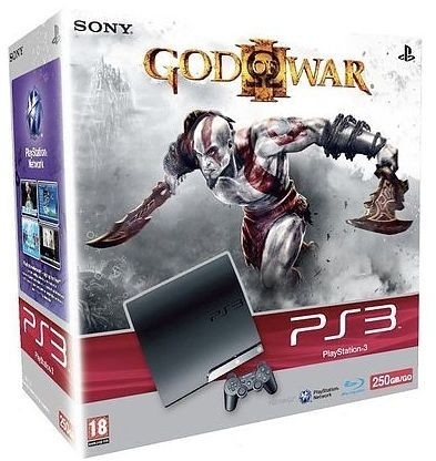 Sony Interactive Entertainment PlayStation 3 Slim 250GB + God of War 3