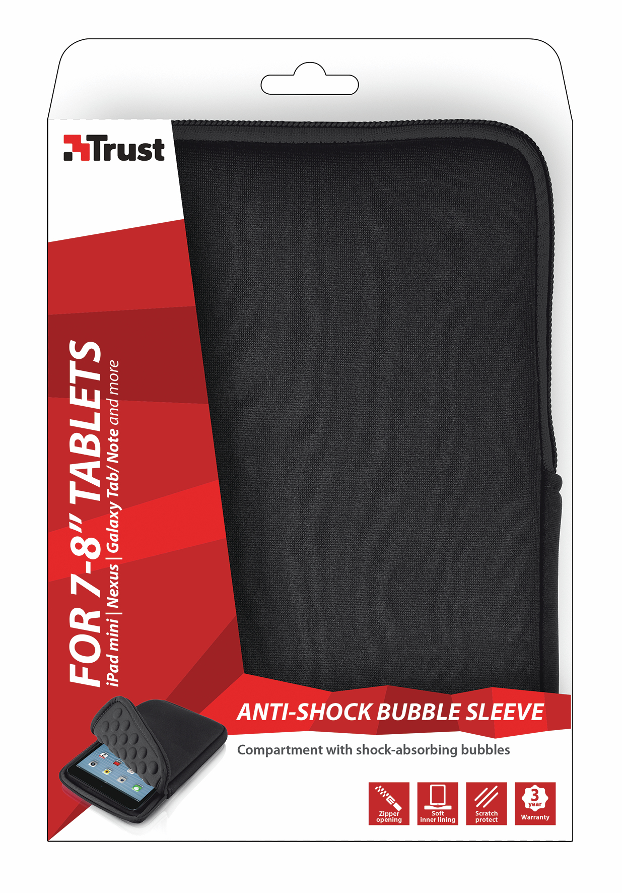 Trust 8" Anti-shock Bubble Sleeve for tablets – image 6
