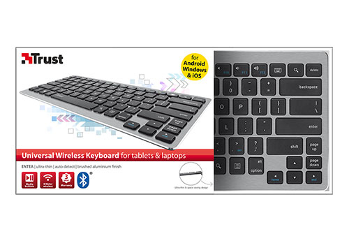 Trust 19038 keyboard Bluetooth Black – image 3