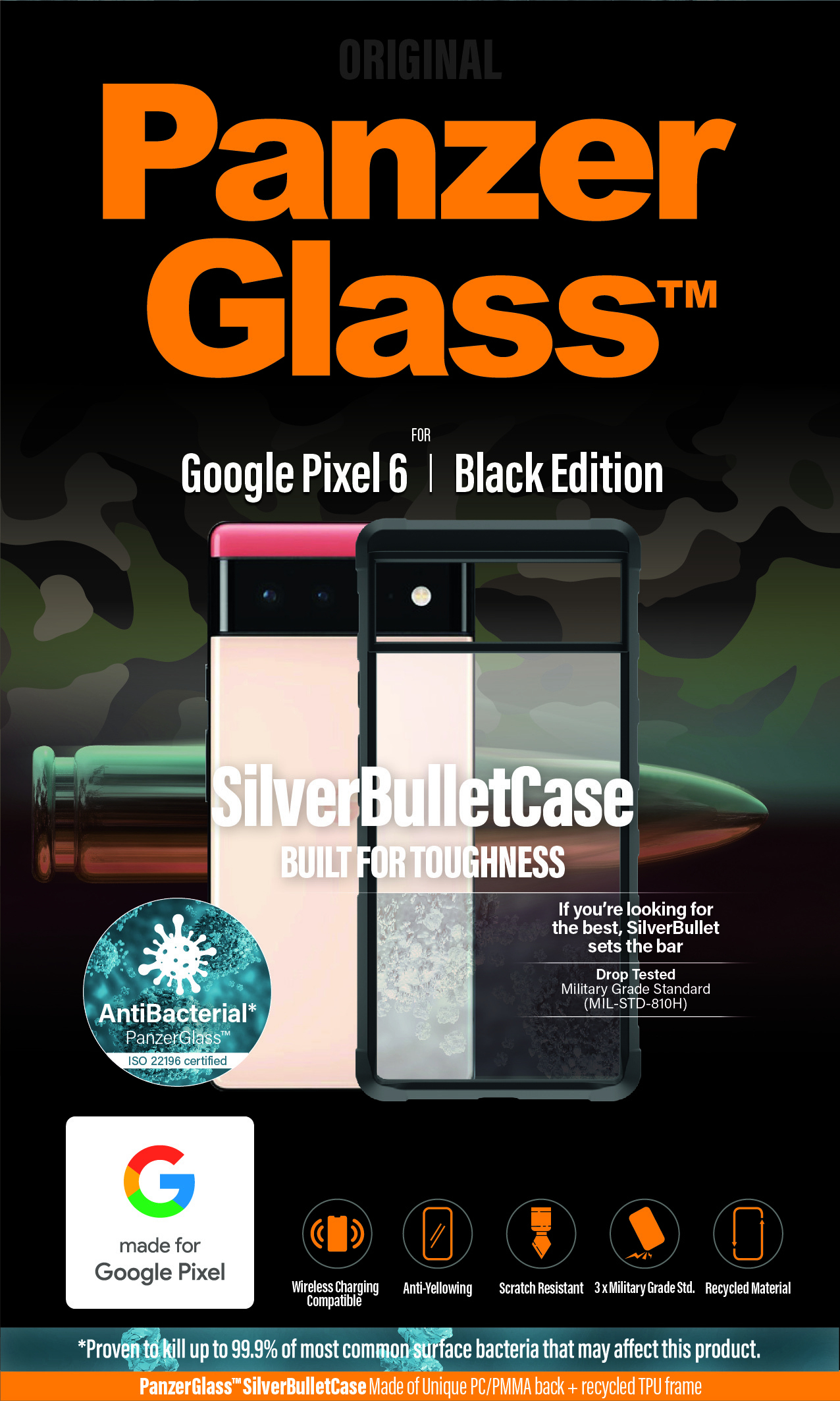 PanzerGlass ® SilverBullet ClearCase™ Google Pixel 6 – image 9