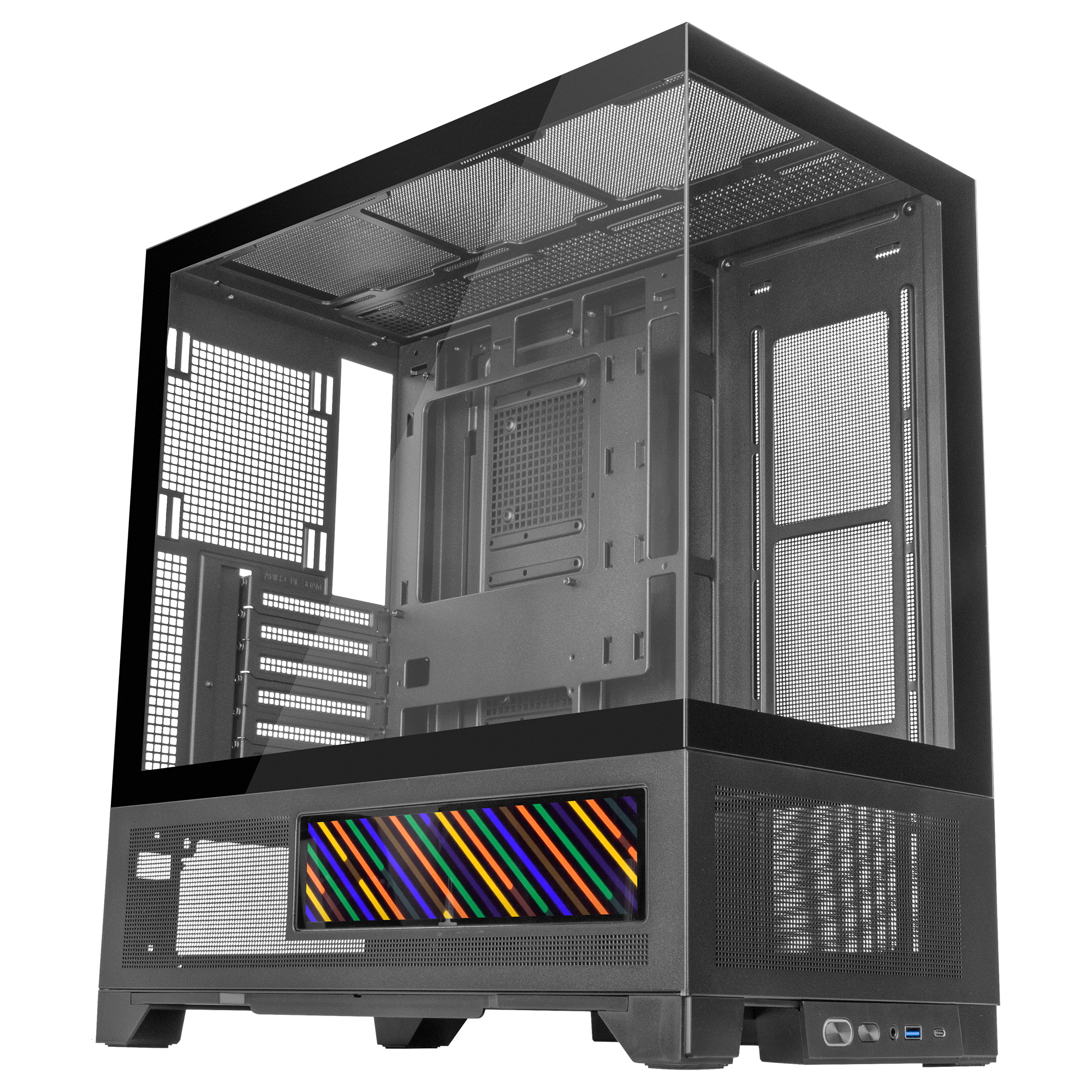 Mars Gaming MCLCDX computer case Midi Tower Black image 6