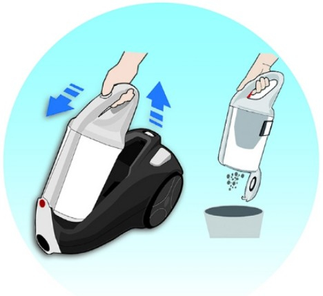 Hoover RU70_RU31 2 L Cylinder vacuum Dry 700 W Dust bag – image 3