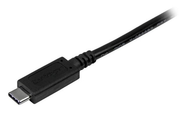 Resim StarTech.com USB2CUB1M USB 2.0 USB-C - Micro-USB B Kablosu - 1m Siyah