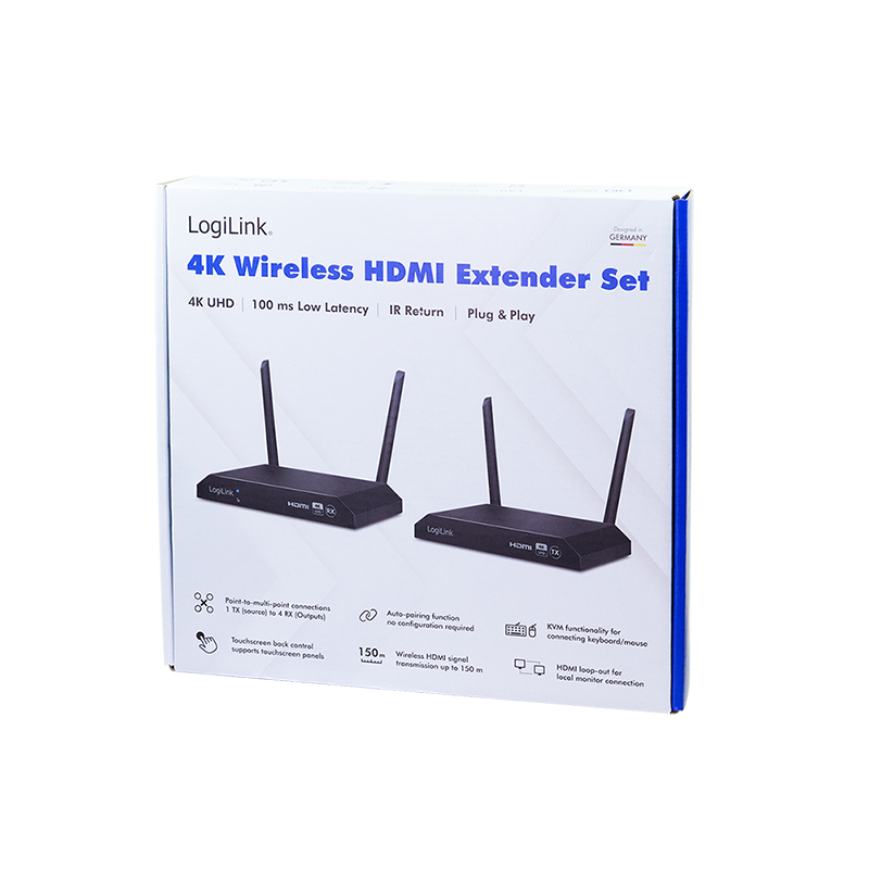 LogiLink HDW0103 AV extender AV transmitter & receiver Black – image 5