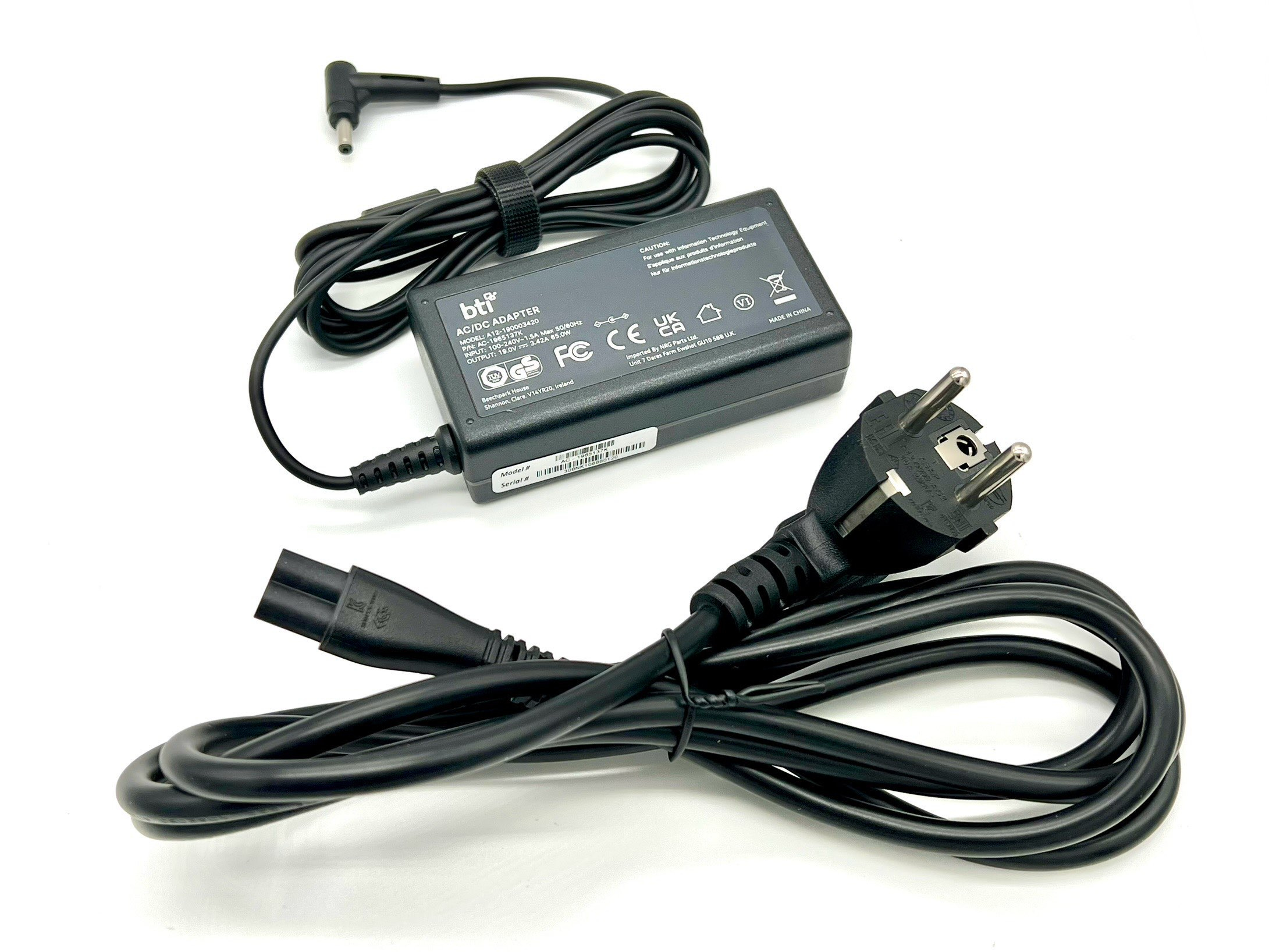 Origin Storage AC-1965137k-EU power adapter/inverter Indoor 65 W Black
