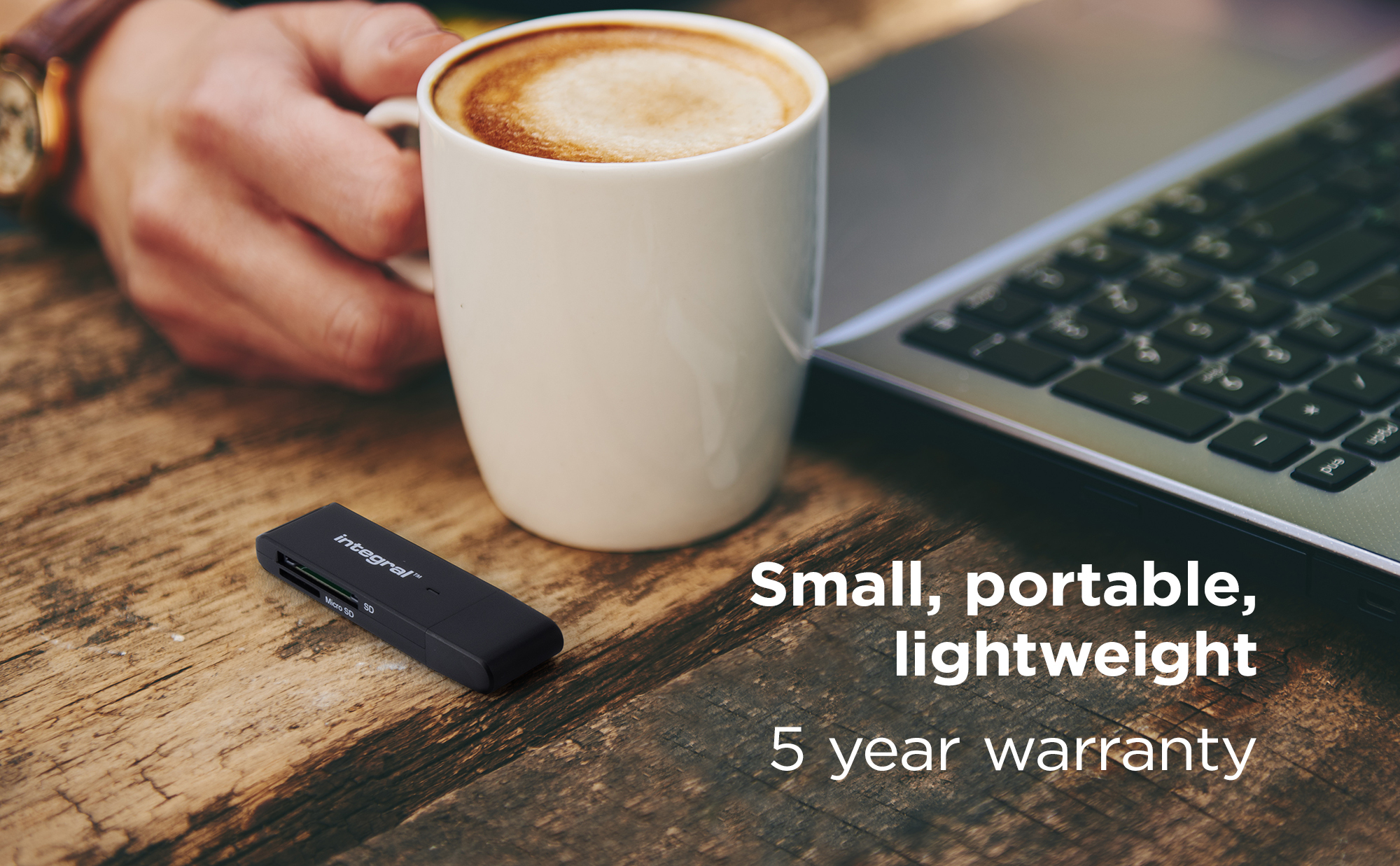 Integral DUAL SLOT SD & MICRO SD USB C 3.0 CARD READER ETAIL – image 7