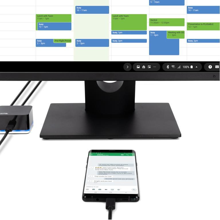 Plugable Technologies UD-CUBE-15W laptop dock/port replicator Docking USB 3.2 Gen 1 (3.1 Gen 1) Type-C Black – image 3
