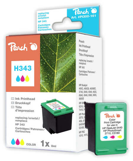 Peach 313198 ink cartridge 1 pc(s) Cyan, Magenta, Yellow