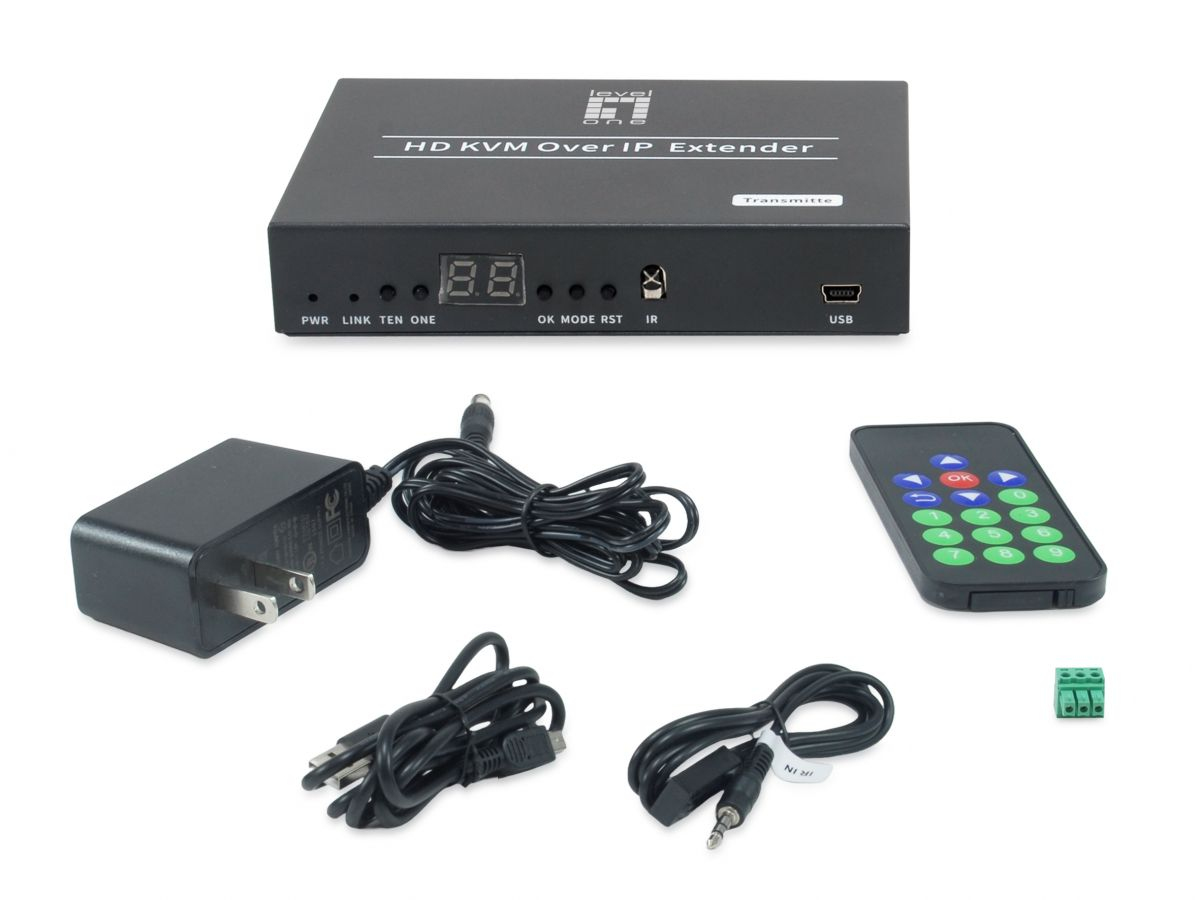 LevelOne HVE-6701T AV extender AV transmitter Black – image 3