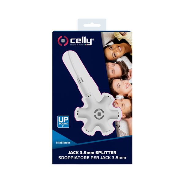 Celly MIX5LINEIN35WH audio splitter White – image 4