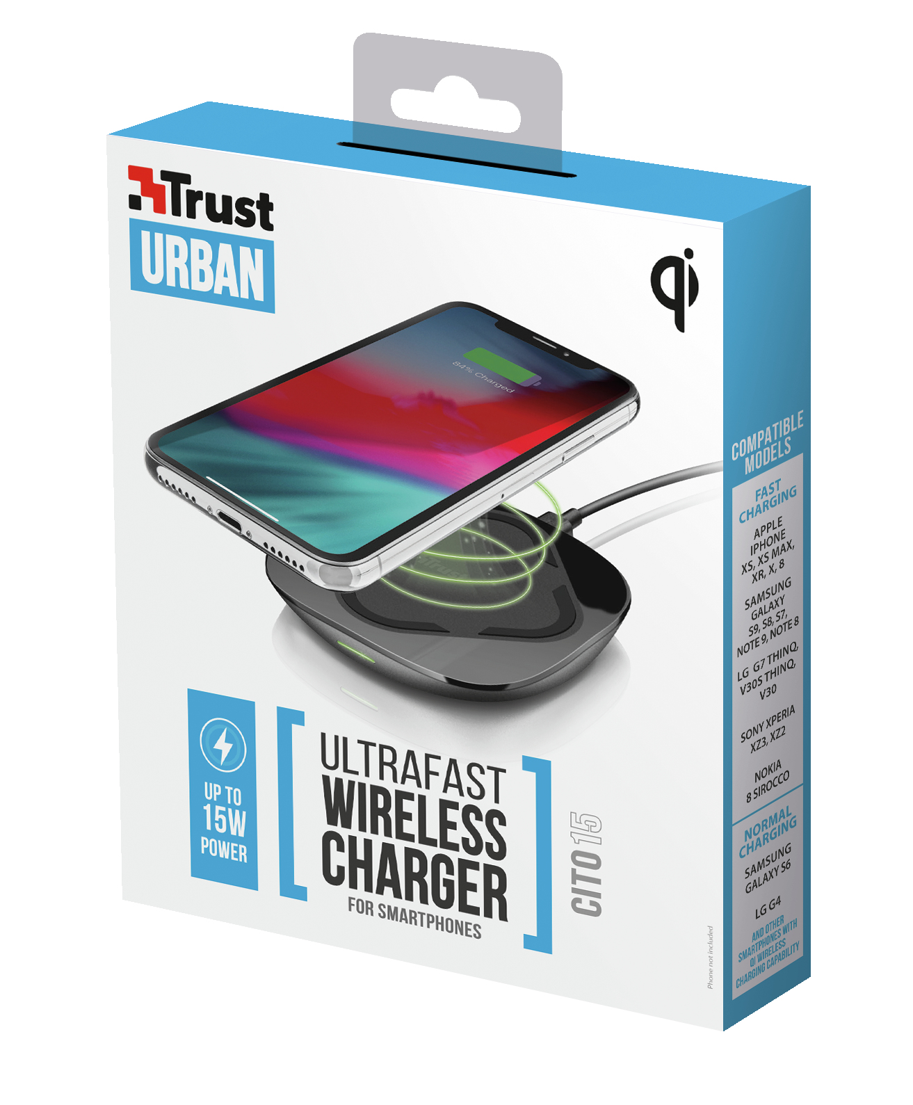 Trust CITO15 Smartphone Black USB Wireless charging Indoor – image 5