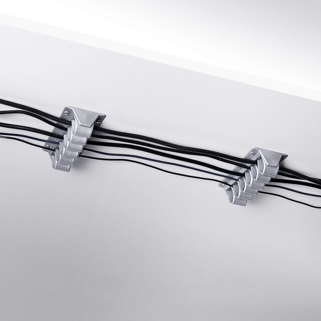 Resim Dataflex Addit Cable Wave 302 Kablo Düzenleyici - Gümüş