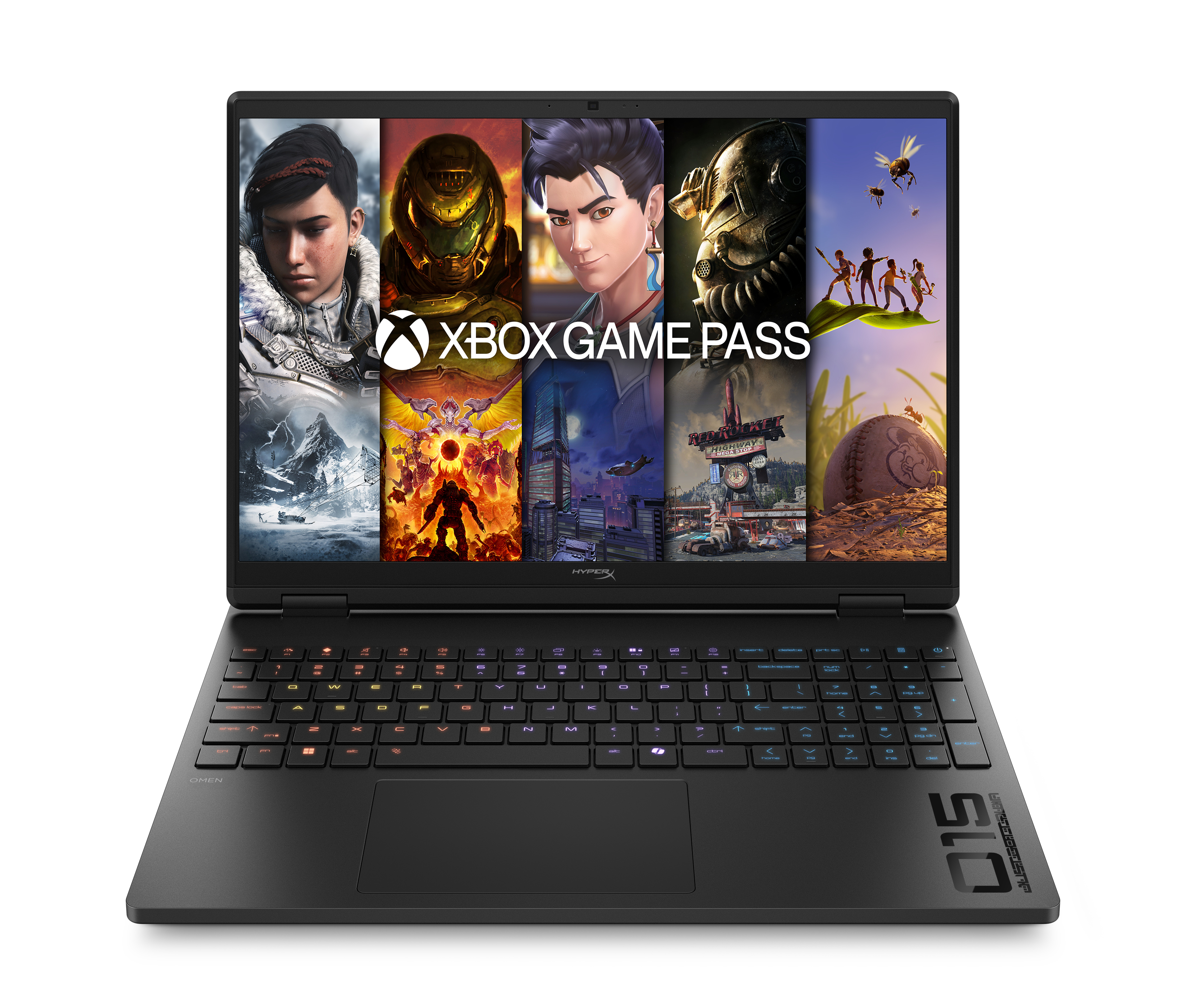 HP HyperX OMEN 15 inch Gaming Laptop PC 15-gb0501na AMD Ryzen™ 7 38.9 cm (15.3″) 2.5K 16 GB DDR5-SDRAM NVIDIA GeForce RTX 5070 Wi-Fi 6 (802.11ax) Windows 11 Home Black image 1