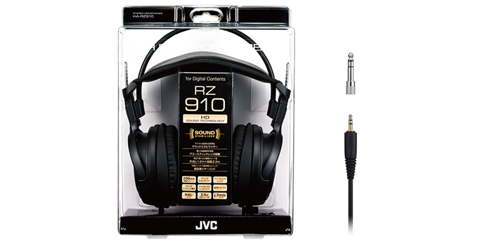 JVC HA-RZ910 headphones/headset Wired Head-band Black – image 2