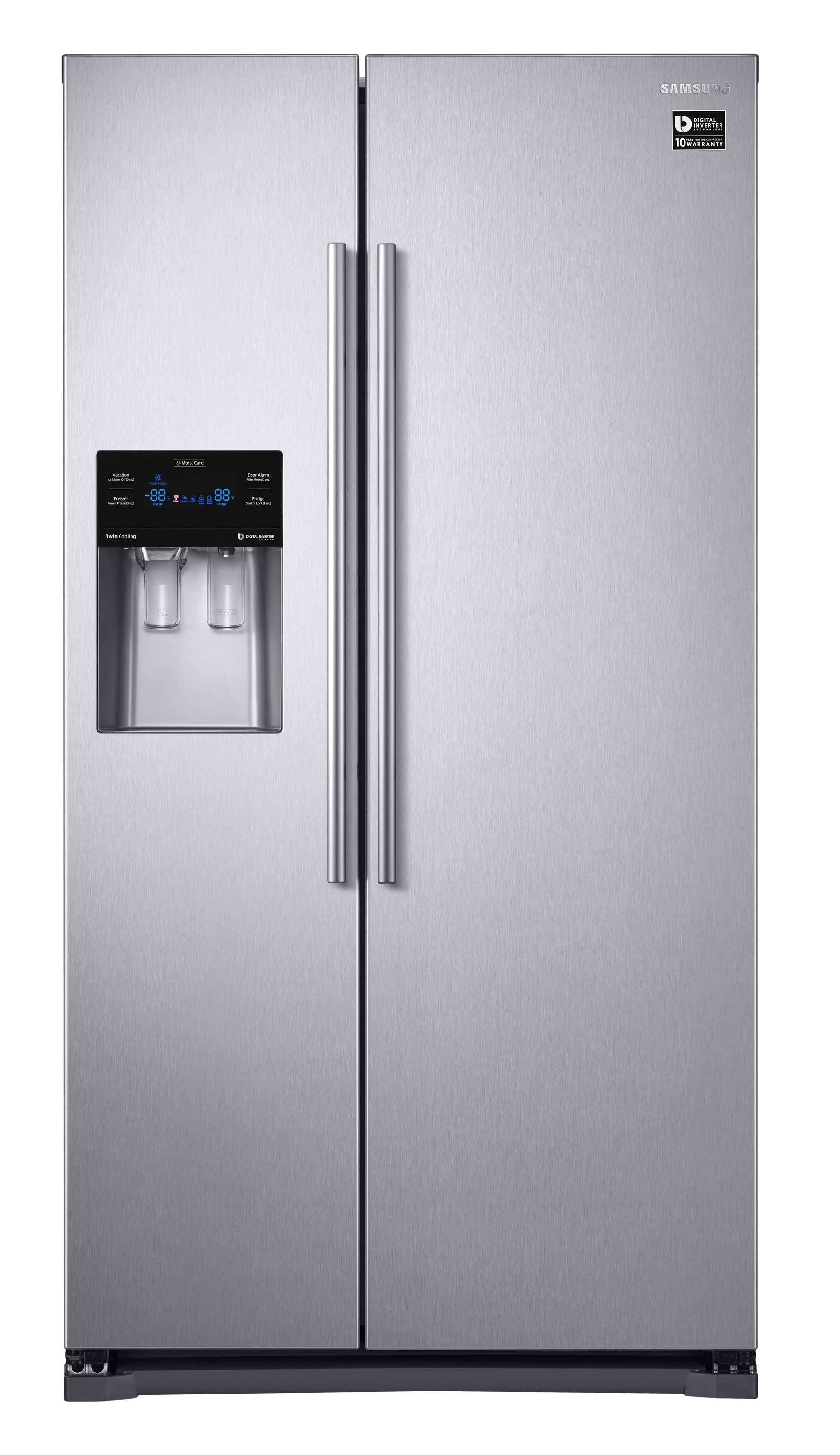 Samsung RS53K4400SA side-by-side refrigerator Freestanding – image 1