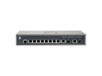 LevelOne 8 GE + 2 GE Combo SFP L2 Managed Switch – image 2