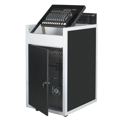 Chief ECR-12\16ST rack cabinet 16U Freestanding rack Black
