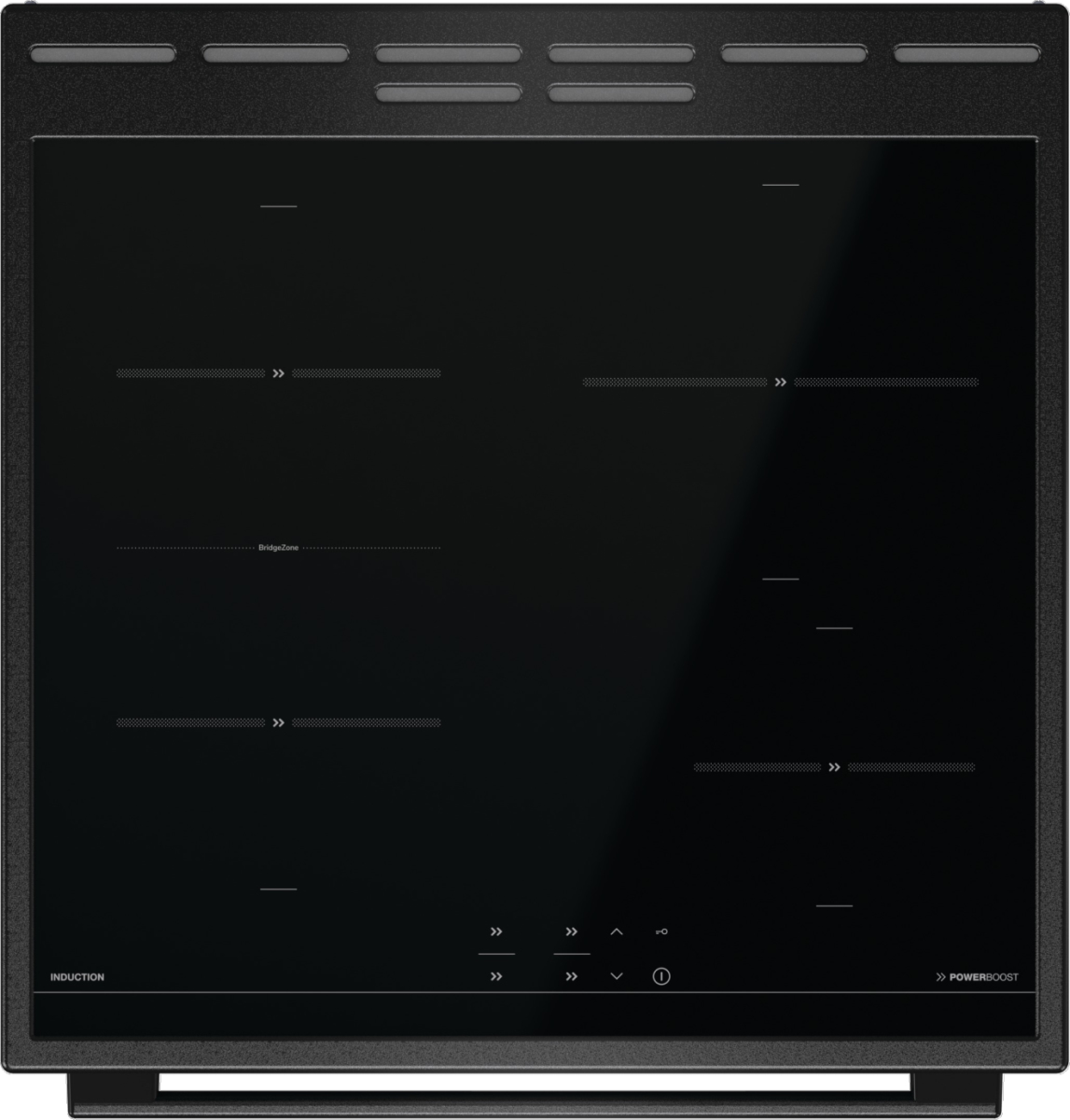 Gorenje GEIT6E62BPG cooker Freestanding cooker Electric Zone induction hob Black – image 3