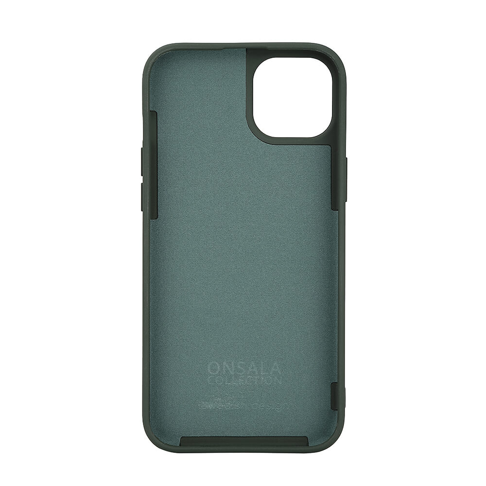 Onsala Phone Case with Silicone Feel MagSeries Olive Green - iPhone 15 Plus – image 3