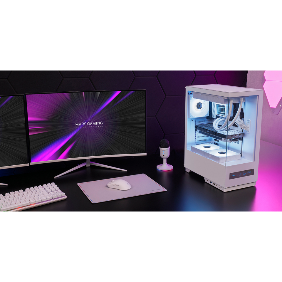 Mars Gaming MC-PULSARW Midi Tower White – image 6