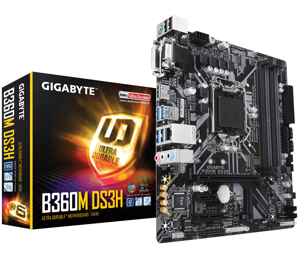 GIGABYTE B360M DS3H – image 1