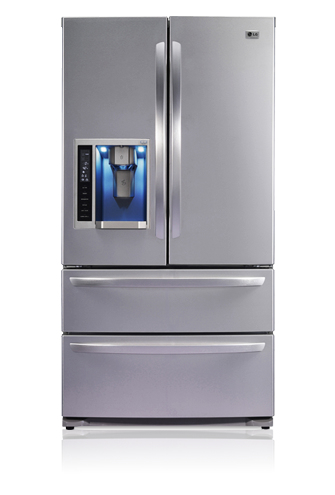 LG GR-L258AUS side-by-side refrigerator Freestanding Silver