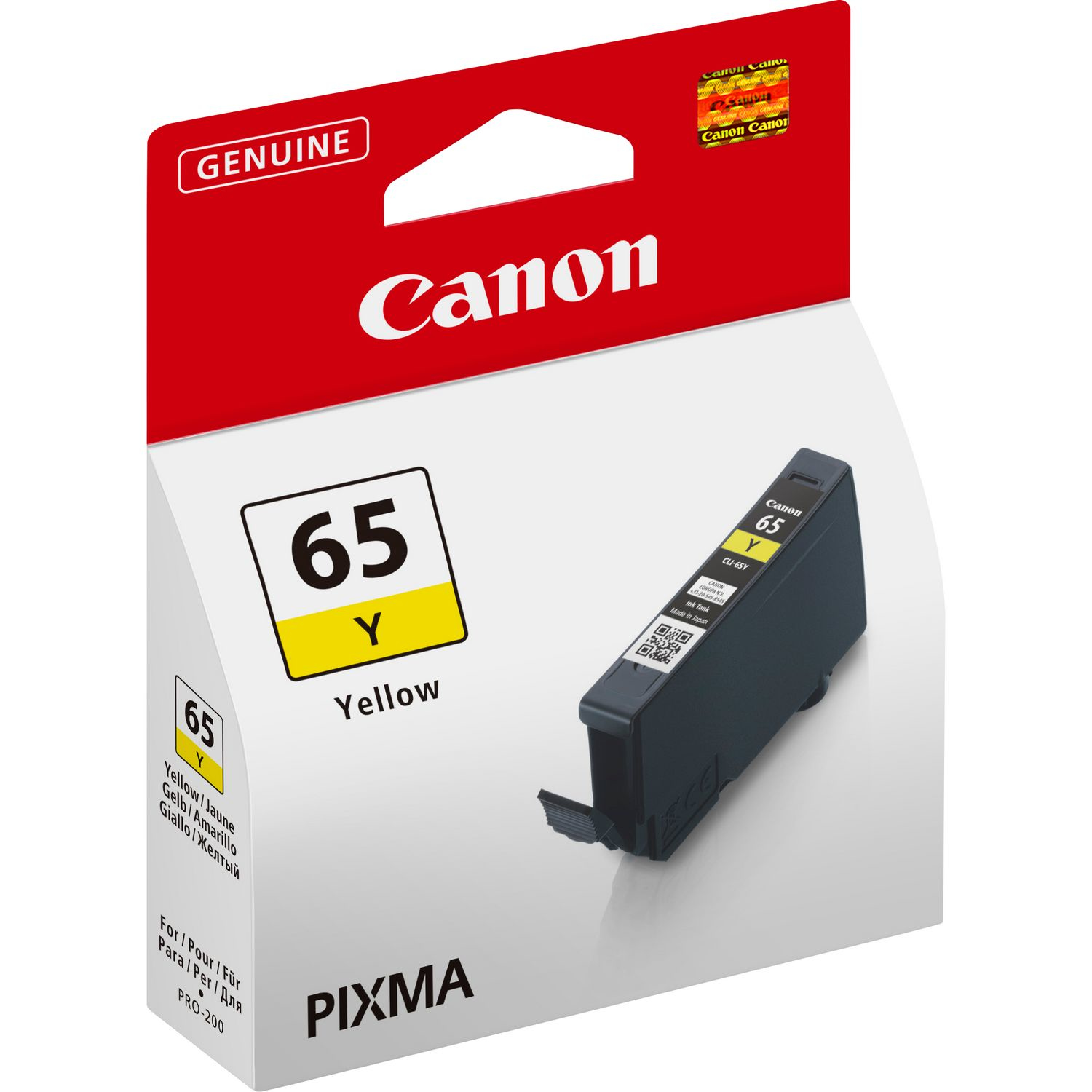 Canon CLI-65Y ink cartridge 1 pc(s) Original Yellow – image 2