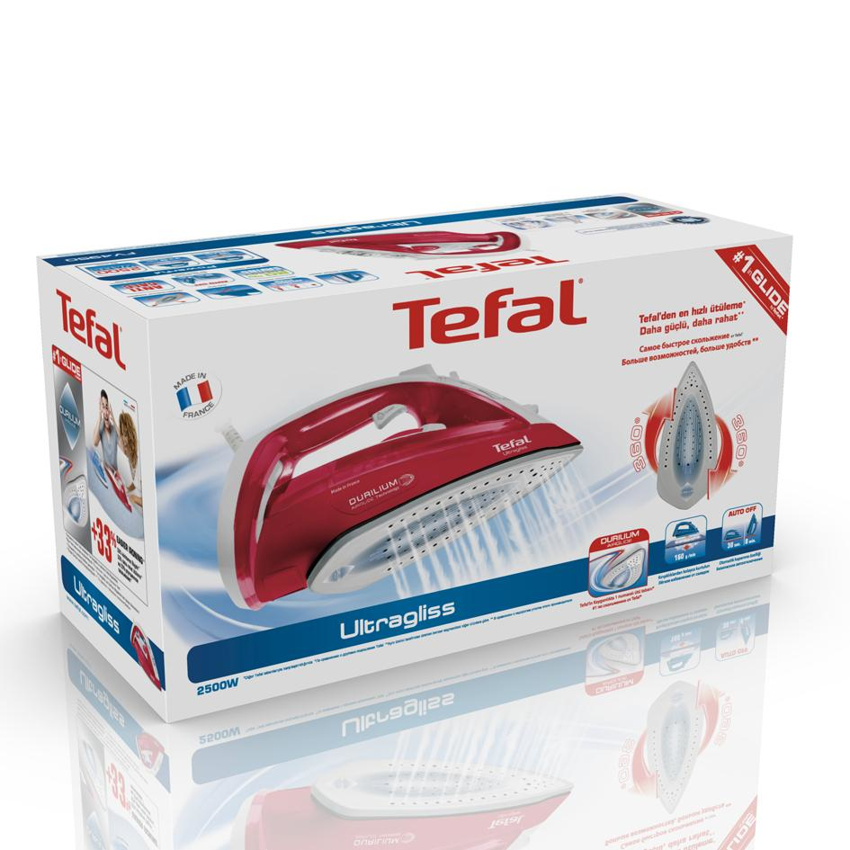 Tefal UltraGliss FV4950 Steam iron Durilium soleplate – image 5