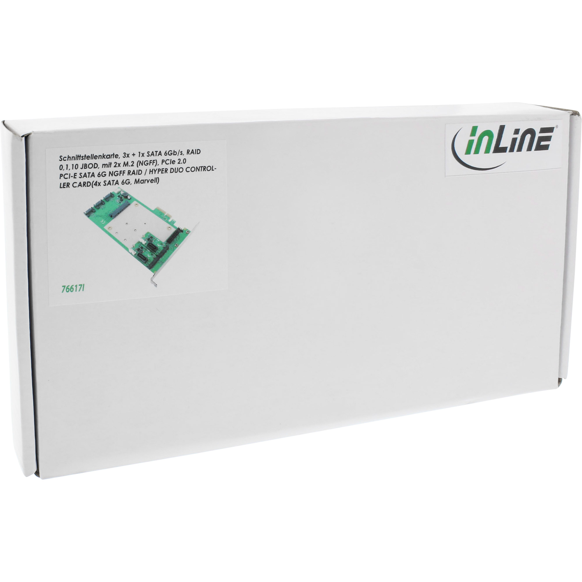 InLine RAID Controller 2x M.2 NGFF 4x SATA – image 3