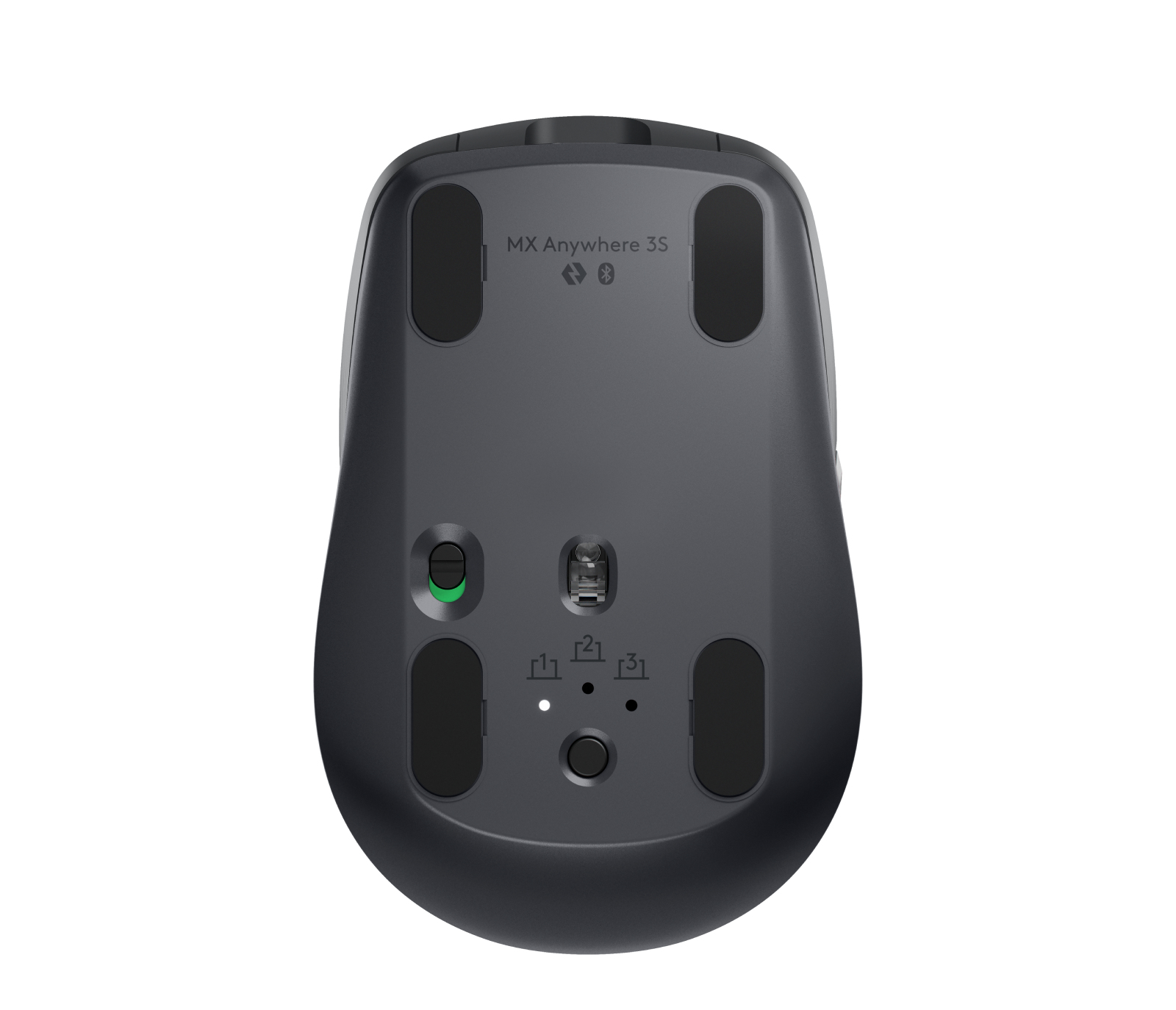 Mouse Logitech MX ANYWHERE 3S - Inalámbrico - 6 botones - Grafito - 910-006932
