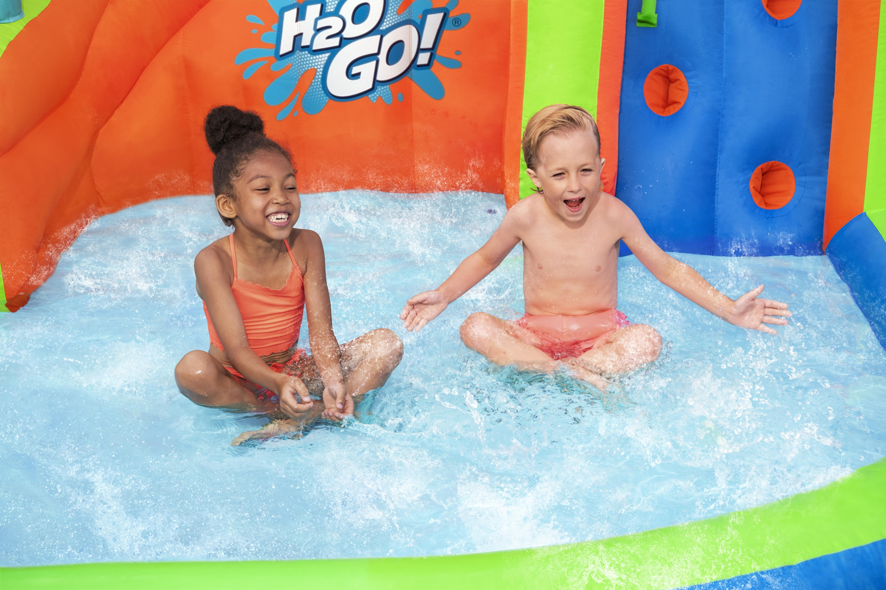 Resim H2OGO! Turbo Splash Çocuk Şişme Mega Su Parkı 2,7 m