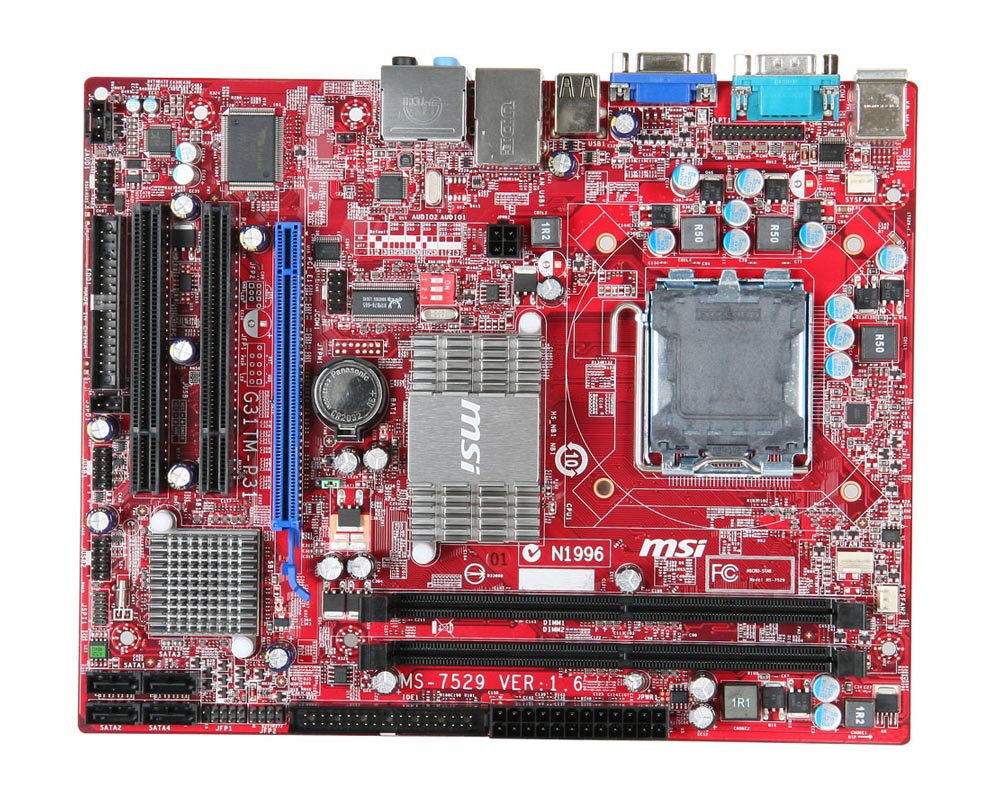 MSI G31TM-P31 motherboard LGA 775 (Socket T) micro ATX