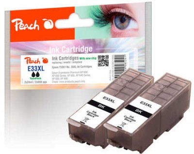 Peach PI200-416 ink cartridge High (XL) Yield Black