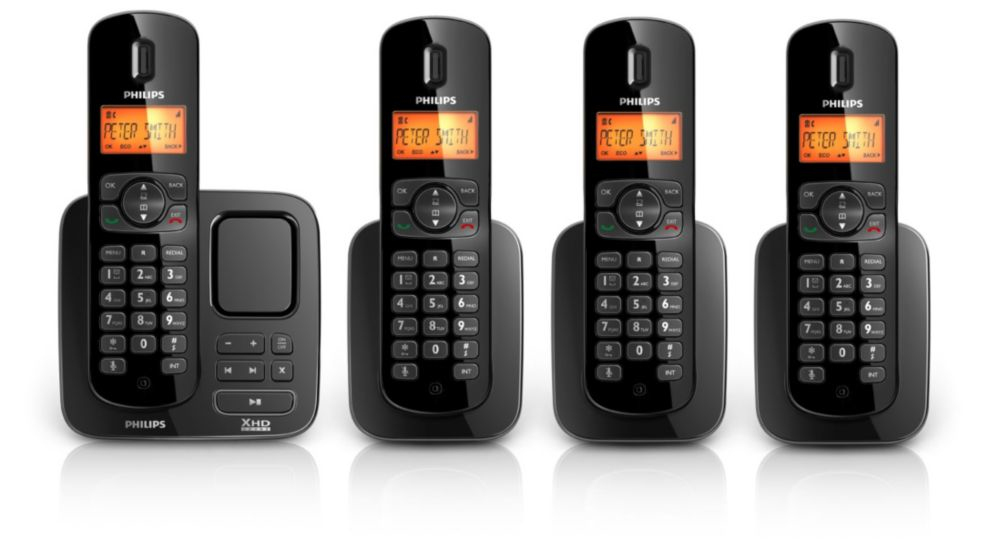 Philips Perfect sound CD1754B/38 telephone DECT telephone Caller ID Black