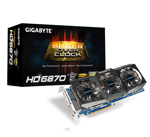 GIGABYTE GV-R687SO-1GD graphics card AMD Radeon HD6870