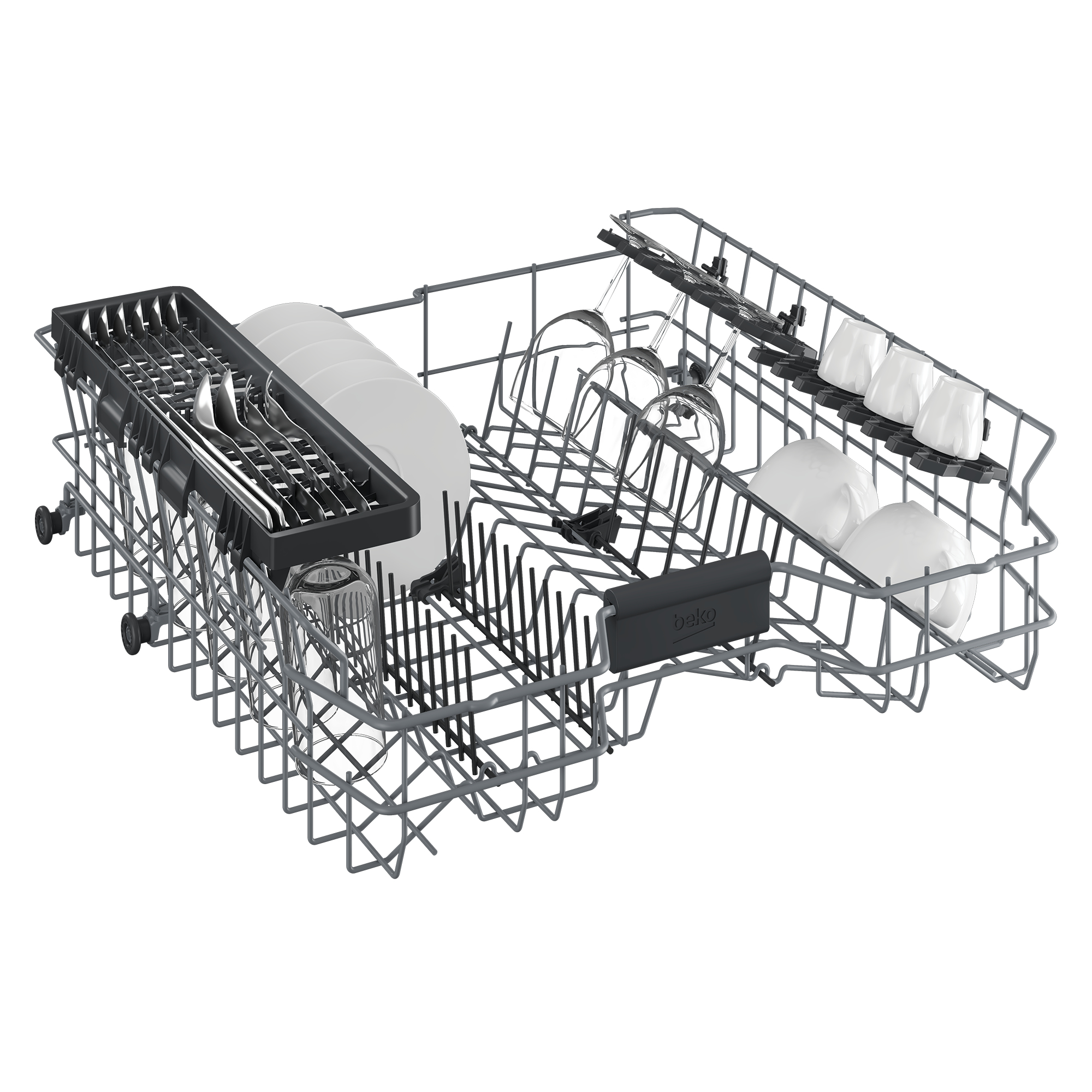 Beko DFN6632W2 dishwasher Freestanding 14 place settings – image 6