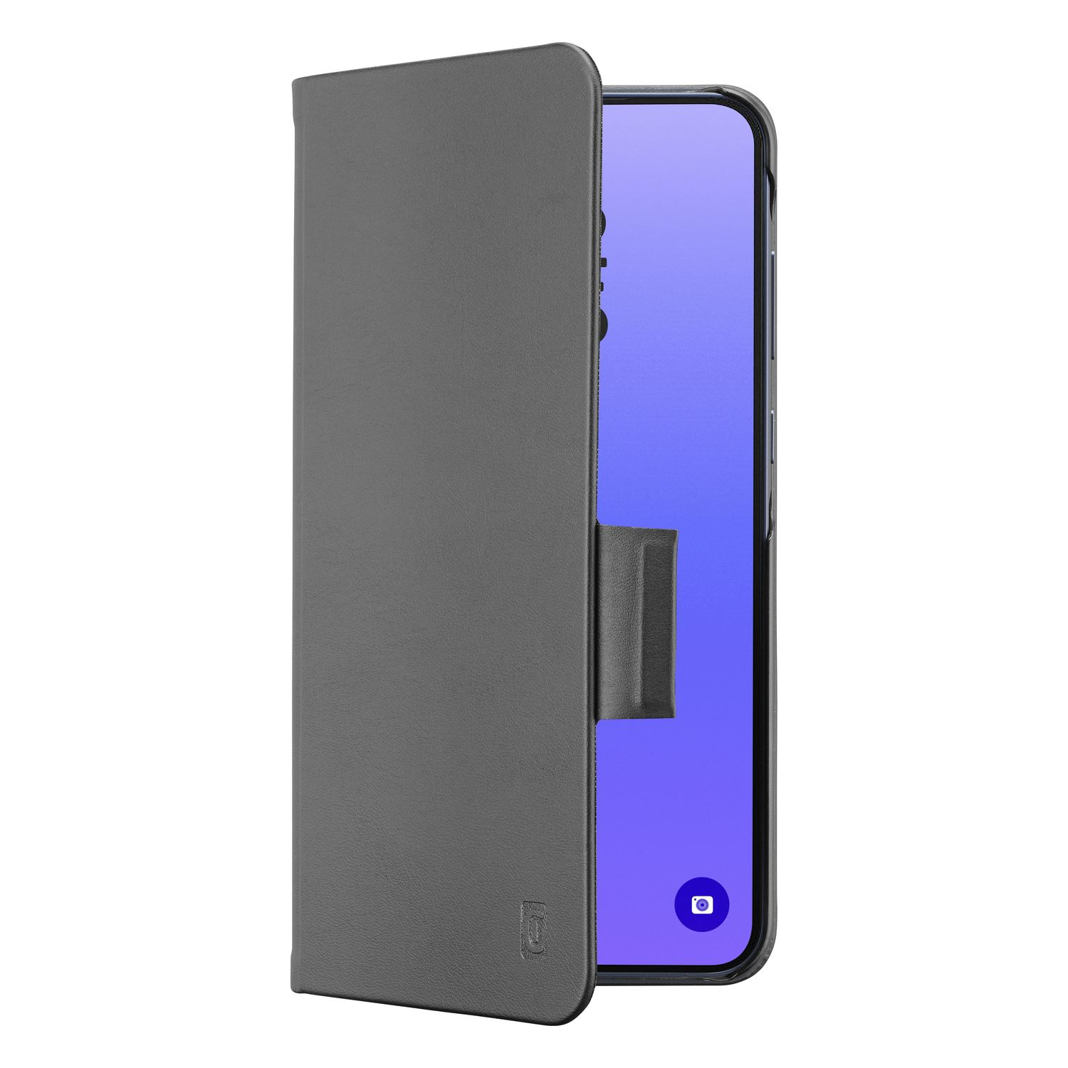 Funda móvil - CellularLine Book 3, Samsung, Galaxy A37, Negro