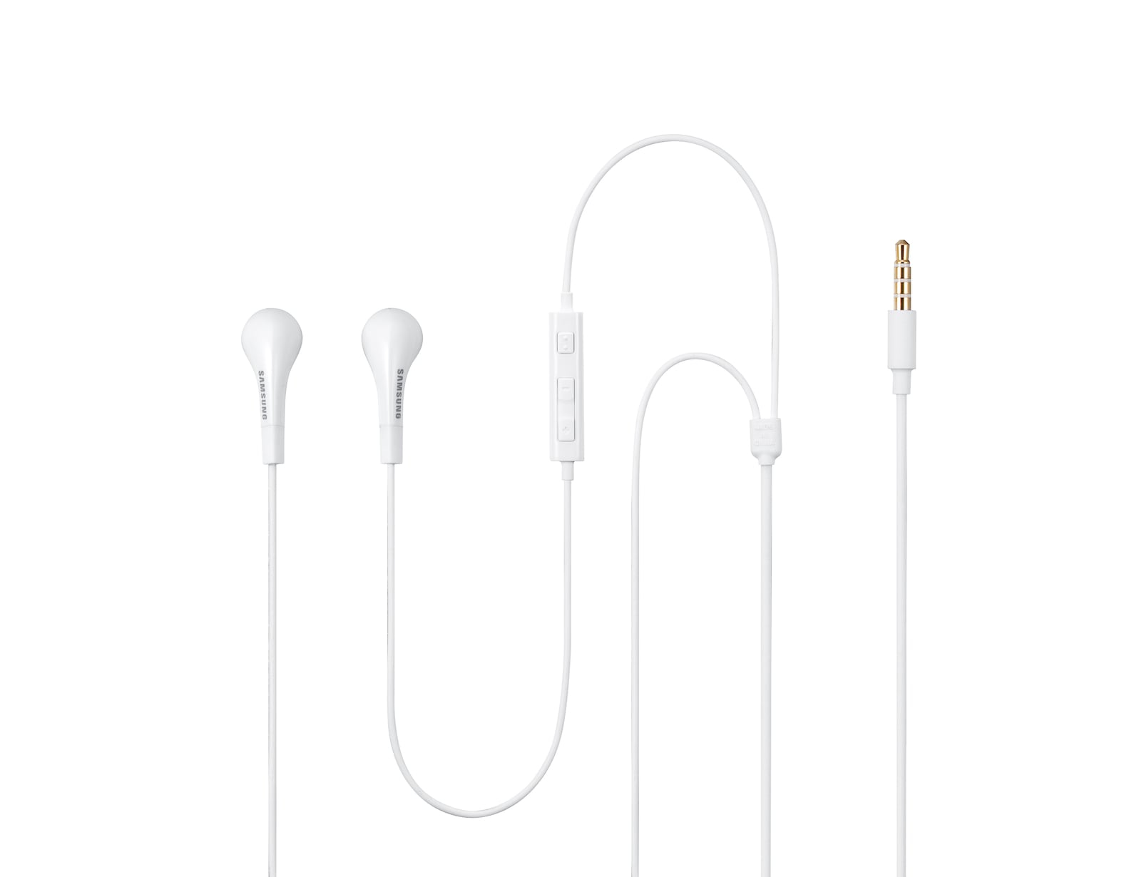 Samsung EHS64 Headset Wired In-ear Calls/Music White – image 1