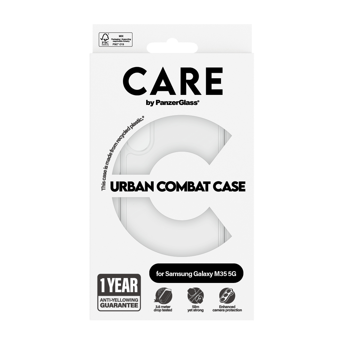PanzerGlass CARE™ by PanzerGlass® Urban Combat Case Transparent Samsung Galaxy M35 5G – image 3