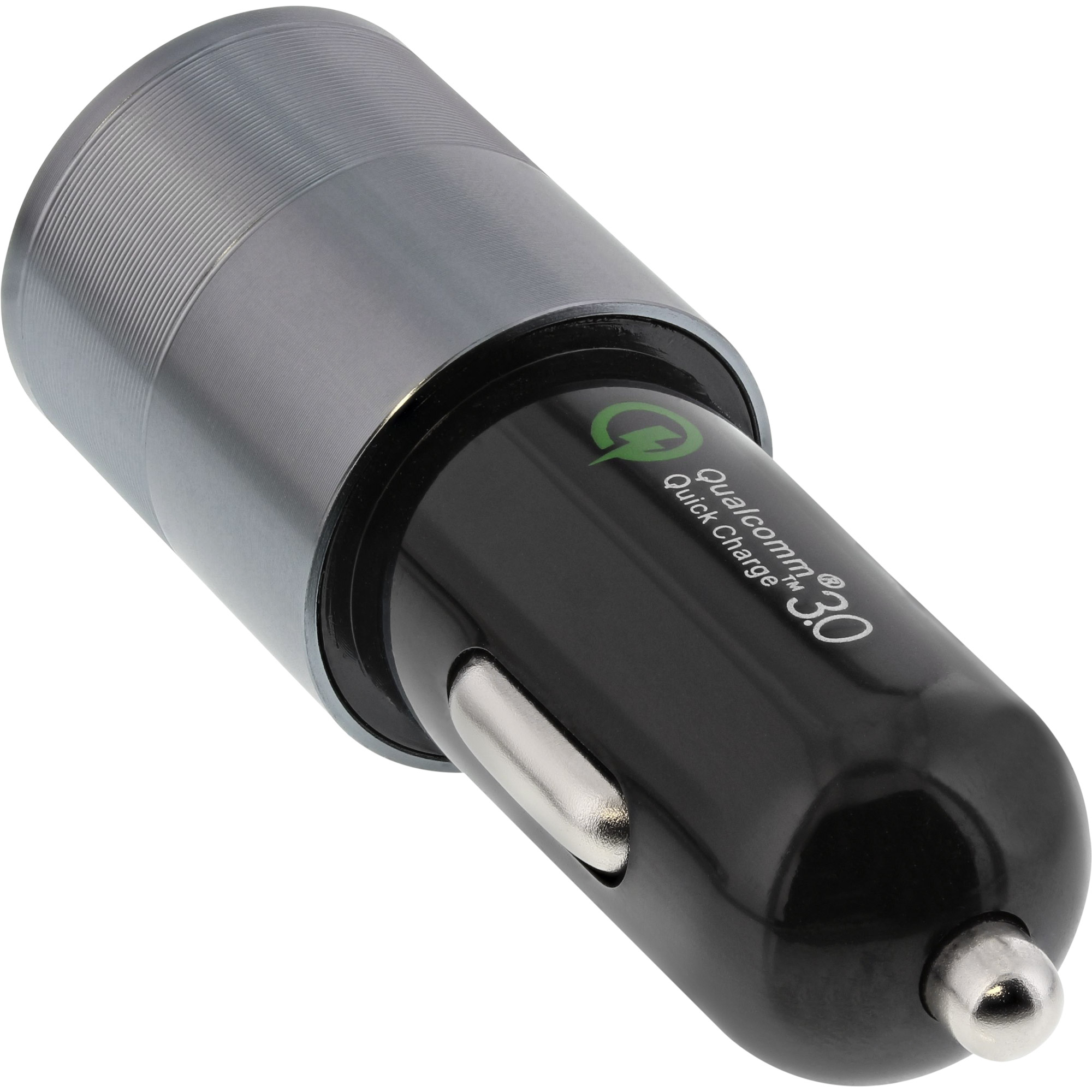 InLine USB car charger power-adaptor Quick Charge 3.0, black – image 3