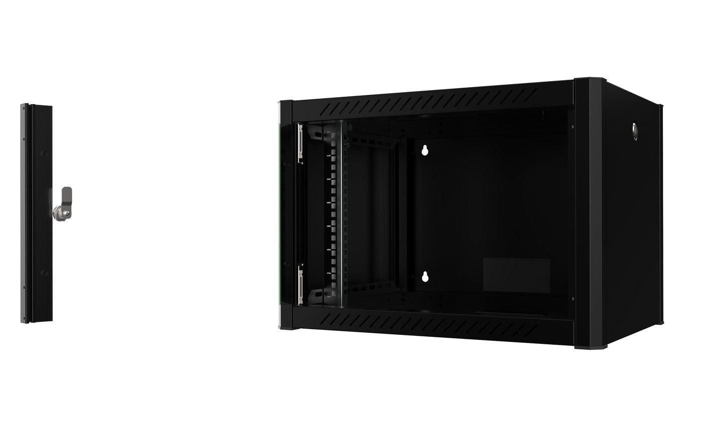 Lanview RWP07U45BL rack cabinet 7U Wall mounted rack Black – image 2