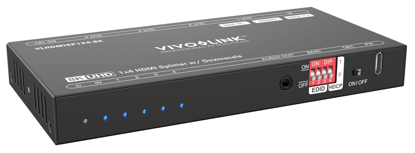 Vivolink VLHDMISP1X4-8K video splitter HDMI 4x HDMI – image 3