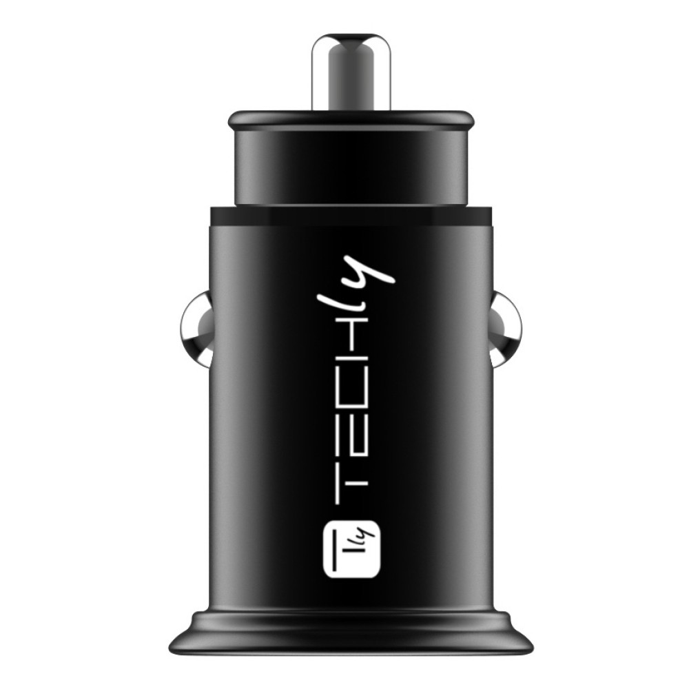 Techly Mini Car Charger 2 Ports USB-A Quick Charge 3.0 – image 3
