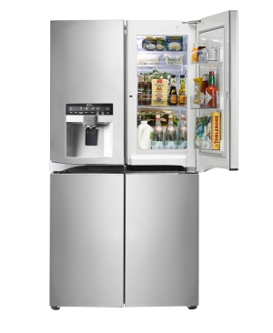 LG GMJ916NSHV side-by-side refrigerator Freestanding – image 1